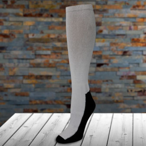 Sock - Crew AC7-Adult XL Dark Art with Black under Foot & Toe