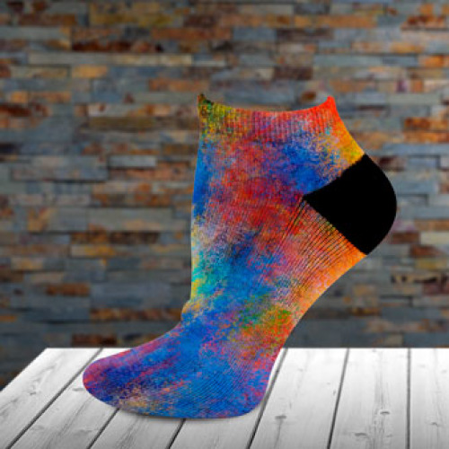 Sock - Ankle - AL1 - Large Dark Art