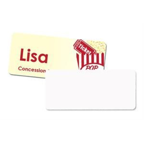 Badge - 1.25" x 3" Aluminum Sublimation Name Tag