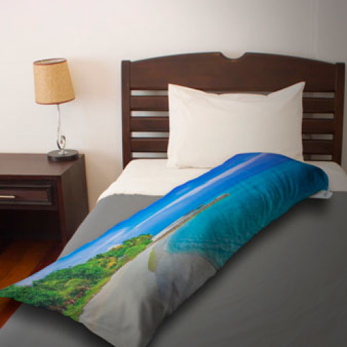Pillowcase - 20in x 60in Duvet Fleece Body - 150gsm
