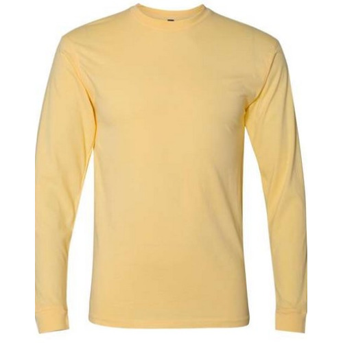 Shirt - Long Sleeve - Yellow Micro Poly - Spot Print