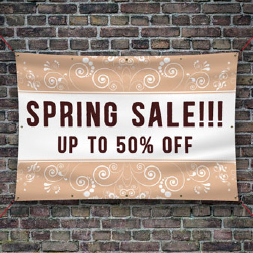 Vinyl Banner 13oz Single Sided - Short side >60"