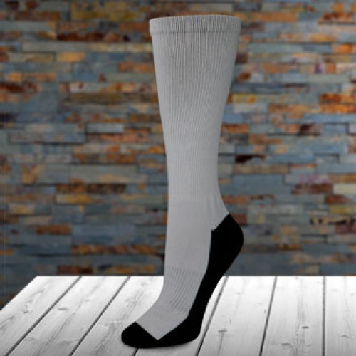 Sock - Crew AC7-Adult Medium Dark Art with Black under foot & Toe