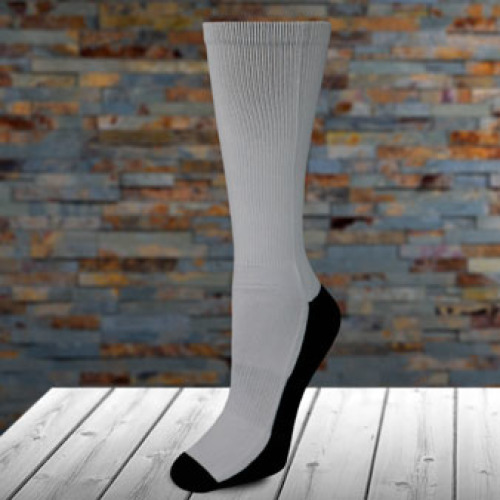 Sock - Crew AC7-Adult Large Dark Art with Black under foot & Toe