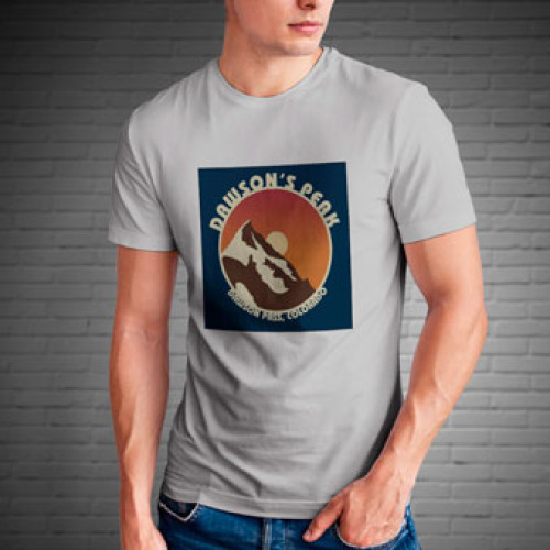 Shirt - Cotton - Light Steel w/ Toner Transfer