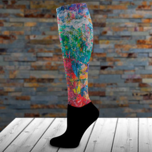 Sock - Crew AC3-Adult Knee High Dark Art