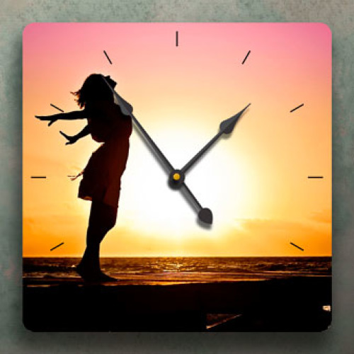 Clock - 8in x 10in.