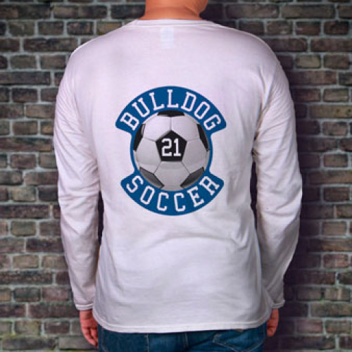 Shirt - Spot Print Only (OAT) - Long Sleeve Tee Dye Sub on White or Light colors