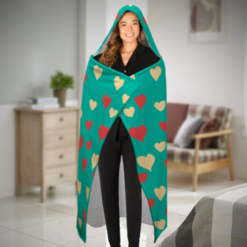 Hooded Plush Blanket - Large